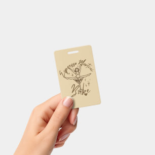 Espresso Martini Babe ID Badge