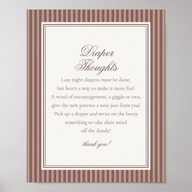 Espresso Martini Baby Brewing Diaper Thoughts Poster (Front)