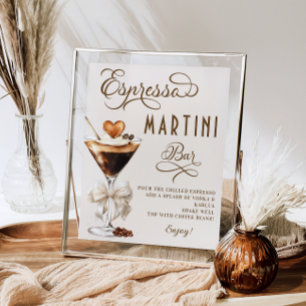 Espresso Martini Bar Poster