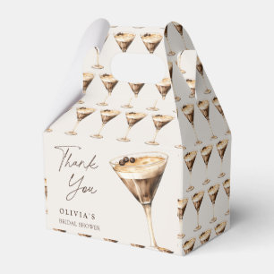 Espresso Martini Bridal Shower Thank You Favour Box