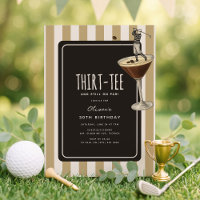Espresso Martini Golf Themed 30th Birthday