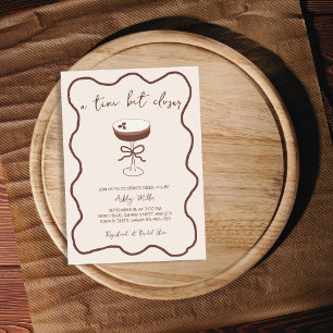  Espresso Martini Hand Drawn Bridal Shower Invitation