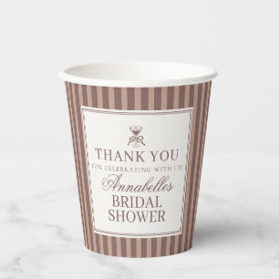 Espresso Martini Love Brewing Coffee Bridal Shower Paper Cups