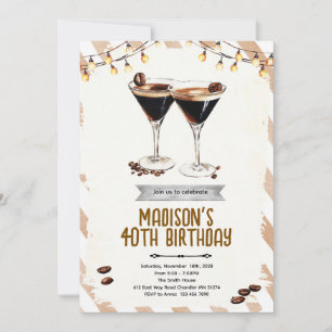 Espresso Martini party invitation