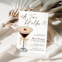 Espresso Martini Tini Bit Older Birthday Party