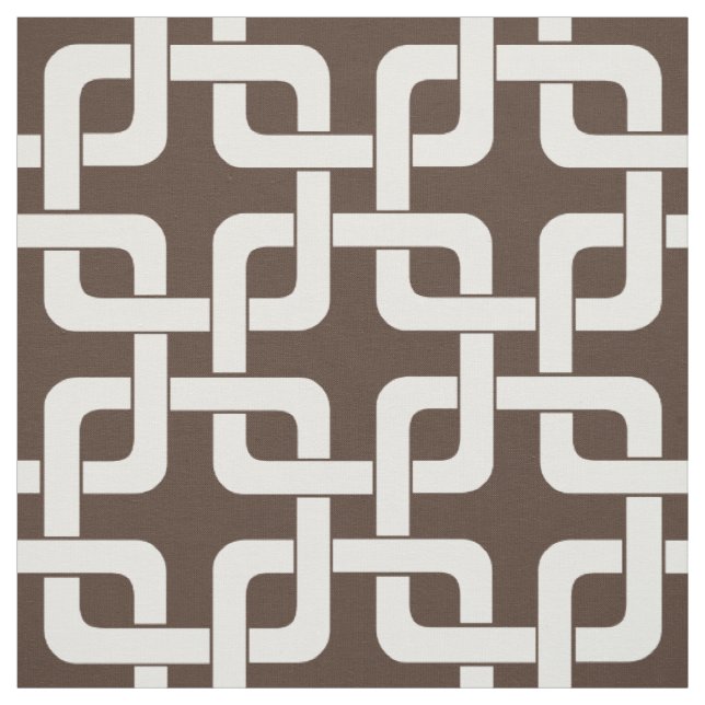 Espresso Mia Pattern Fabric (Swatch)