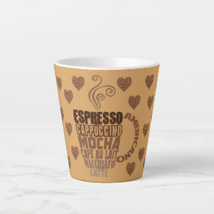 espresso mocha coffee latte mug