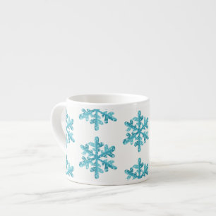 Espresso Mug-Snowflakes Espresso Cup