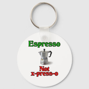 Espresso Not X-Press-O Key Ring