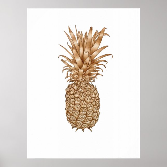 Espresso Pineapple Poster (Front)