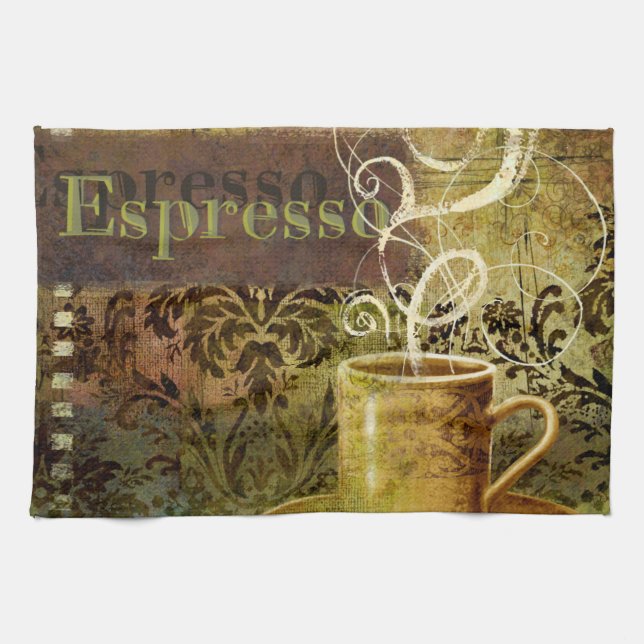 Espresso Tea Towel (Horizontal)