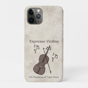 Espresso Violino-Violin created with coffee beans- Case-Mate iPhone Case