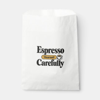 Espresso Yourself Carefully | Funny Coffee + Perso Favour Bags