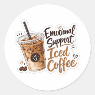 Espresso Yourself Classic Round Sticker