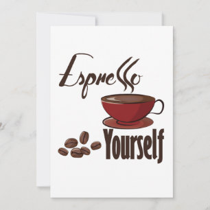 Espresso Yourself Coffee Pun Express Yourself