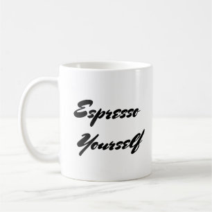 Espresso Yourself - Coffee Pun Mug