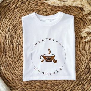 Espresso Yourself   Flowy Boho Coffee Shirt
