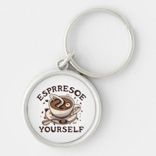 Espresso Yourself Key Ring