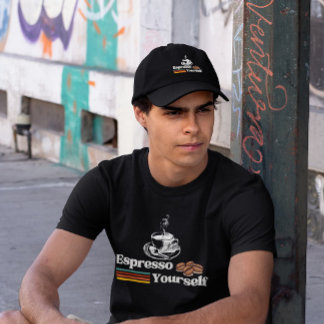 Espresso Yourself Retro Coffee Design T-Shirt