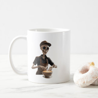 Espresso Yourself – Skeleton Coffee Shop Vibes Mug