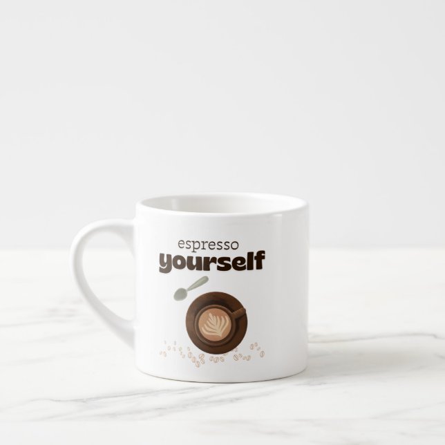 Espresso Yourself - Small Espresso Mug (Left)
