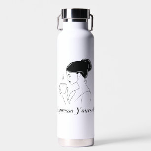 ☕ Espresso Yourself 💭 Water Bottle