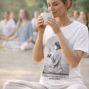 Espresso Zen Meditation Art Tee