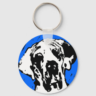 Esra Harlekin Great Dane Key Ring