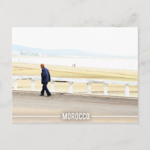 Essaouira Beach, Morocco Postcard