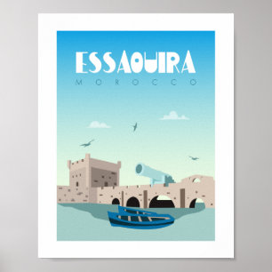 Essaouira city morocco poster