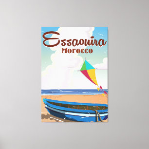 Essaouira Morocco Vintage travel poster print