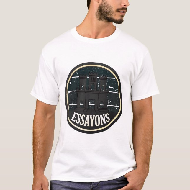 Essayons Engineer Castle Retro T-shirt (Front)