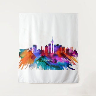 Essen Skyline Tapestry