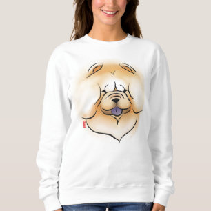 ESSENCE Chow head on front and back Sweatshirt