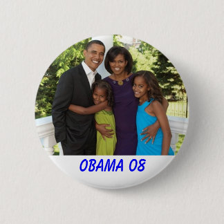 essence-magazine-the-obama-family-2, OBAMA 08 6 Cm Round Badge