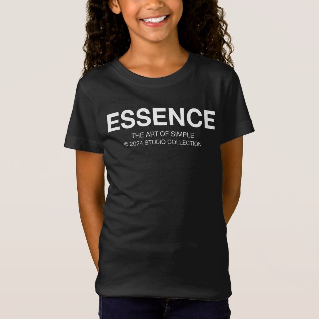 ESSENCE  Minimalist Typography T-Shirt (Front)