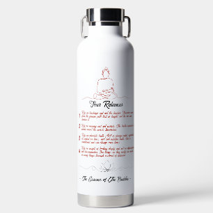 Essence of Buddha : 4 Reliances Water Bottle