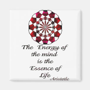 *Essence of Life* -Aristotle Quote Magnet