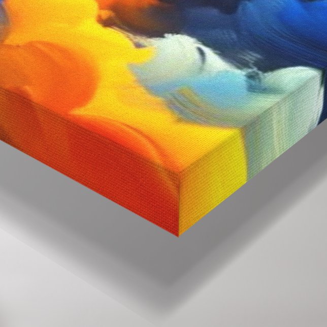 Essence of Sunlight -Abstract Sunflower Wall art  (Corner(Bottom))