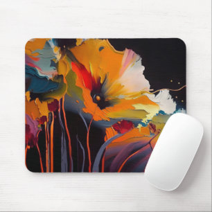 Essence Of The Garden – Abstract Floral Expression Mouse Pad