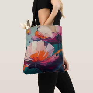 Essence Of The Garden III – Luminous Floral Motion Tote Bag