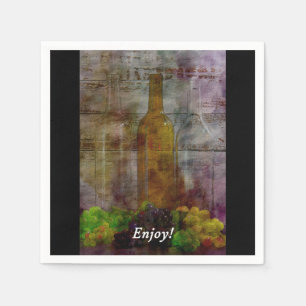 Essence of the Vine Digital Art Cocktail Napkins