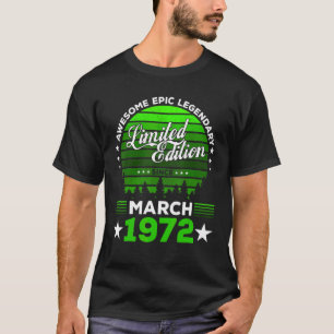 Essential Awesome Epic Legendary Since1972 T-Shirt