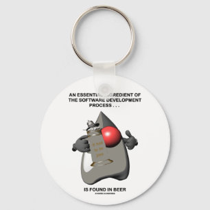 Essential Ingredient In Software Development Beer Key Ring