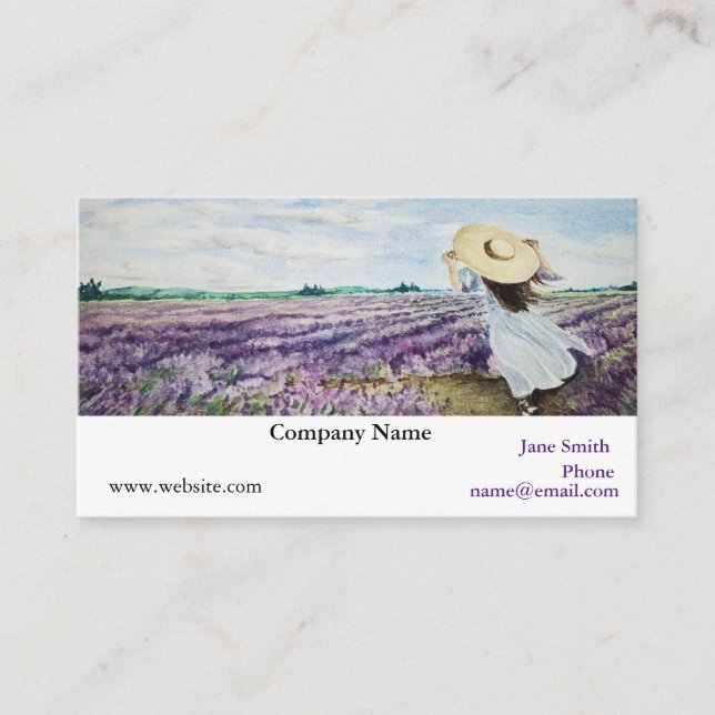 Essential Oil Distributor Business Card (Front)