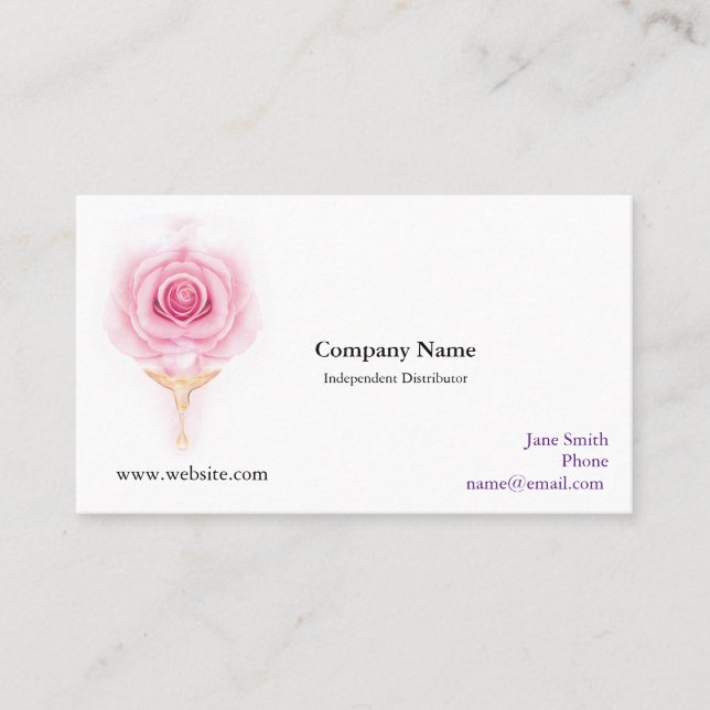 Essential Oil Distributor Business Card (Front)