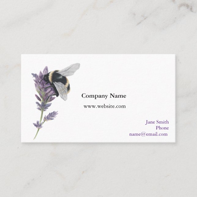 Essential Oil Distributor Business Card (Front)