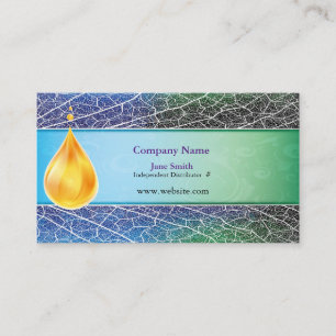 Essential Oil Distributor Business Card
