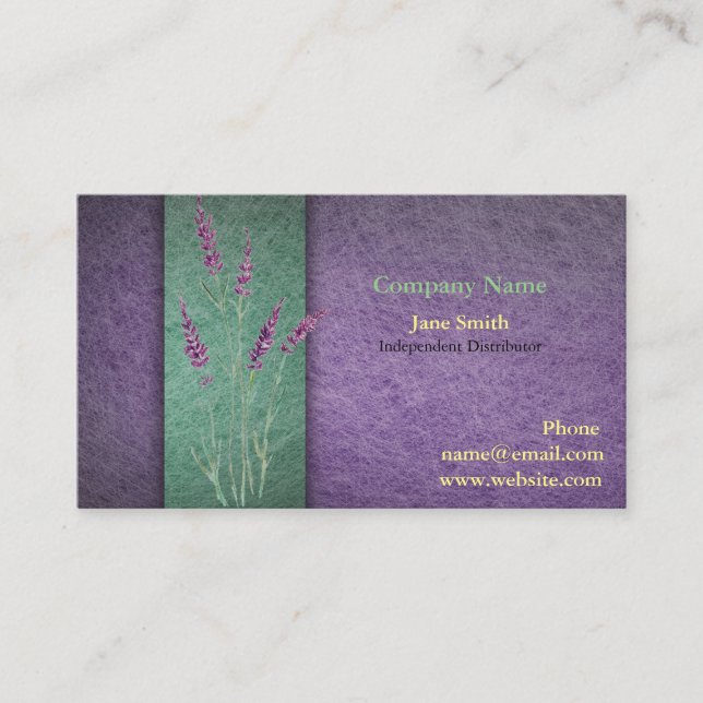 Essential Oil Distributor Business Card (Front)