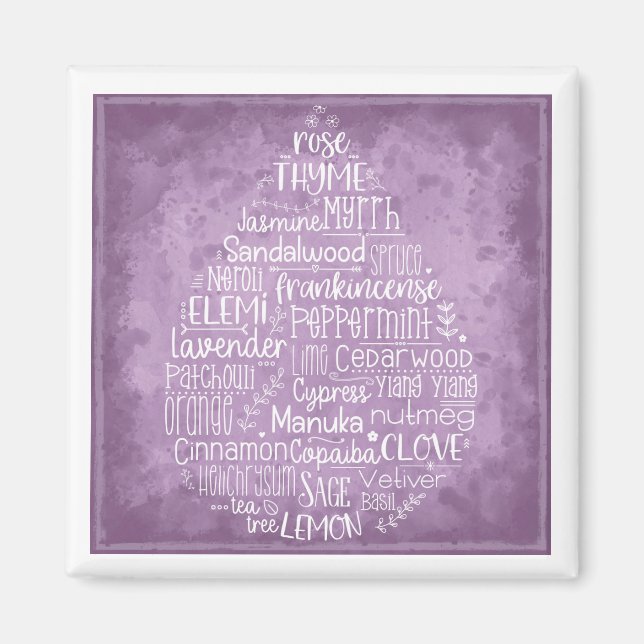 Essential Oil Drop Magnet (Front)